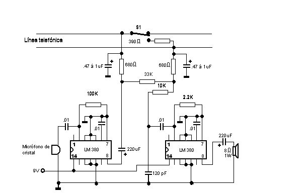 Amplificador para teléfono